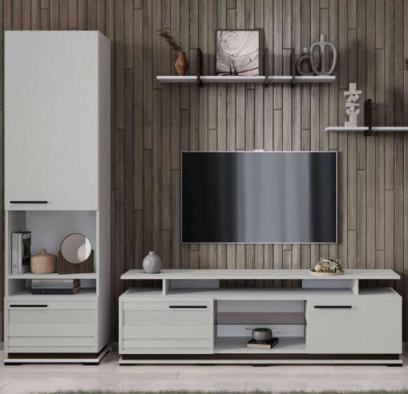 Навесная полка Модена МН-1 (Домани) Ясень Анкор светлый Навесная полка Модена МН-1 (Домани) Ясень Анкор светлый