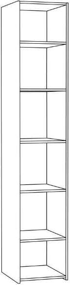 Шкаф комбинированный Амели 08.49, Шелковый камень