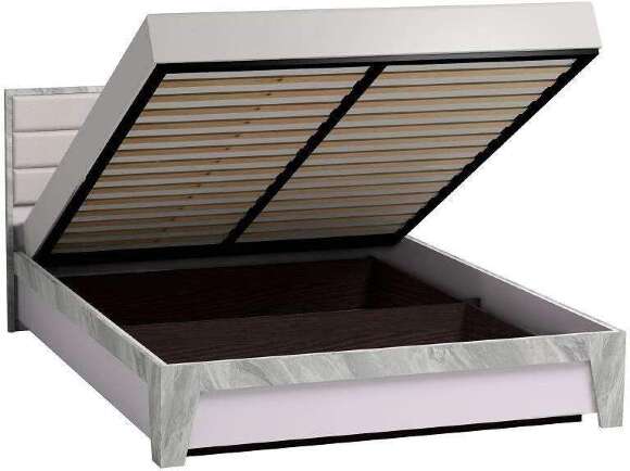 Кровать с подъемным механизмом Айрис 307 Люкс 160х200, статуарио