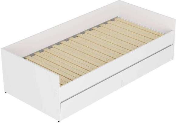 Кровать-трансформер с матрасом-трансформером Симпл КР-51, белый