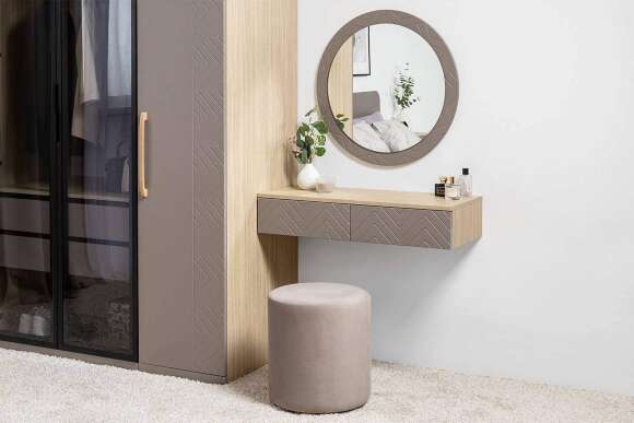 Пуф 14.07 Велутто 08, Светло-серый