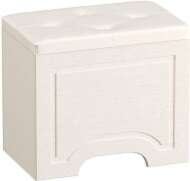 Пуф Ливерпуль 14.02, Белый, Ясень ваниль Пуф Ливерпуль 14.02, Белый, Ясень ваниль