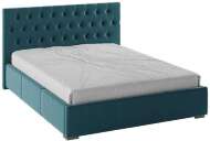 Кровать с ортопедическим основанием Октавия 160х200, Бирюзовый Кровать с ортопедическим основанием Октавия 160х200, Бирюзовый