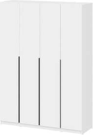 Шкаф распашной с наполнением (13 полок) ШК 5 (1600), Белый Шкаф распашной с наполнением (13 полок) ШК 5 (1600), Белый
