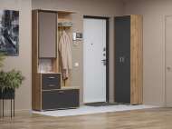 Прихожая модульная Антре 1 Дуб вотан / Диамант серый Прихожая модульная Антре 1 Дуб вотан / Диамант серый