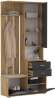 Прихожая модульная Антре 1 Дуб вотан / Диамант серый Прихожая модульная Антре 1 Дуб вотан / Диамант серый