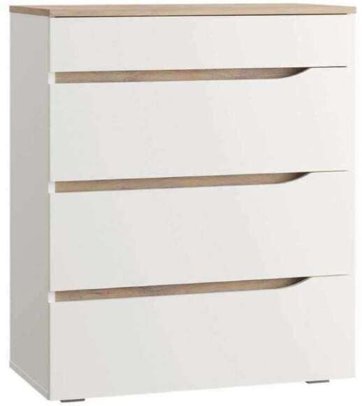 Спальня Муссон Белый/Дуб Эндгрейн