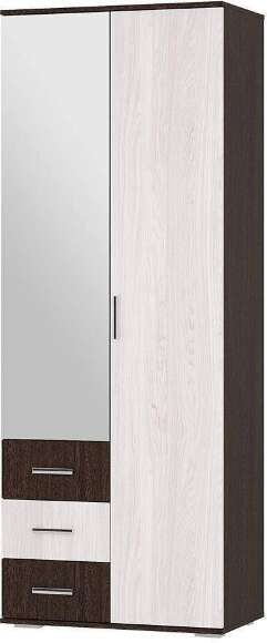 Гостиная модульная Белла, венге/ясень белый. Комплект 1