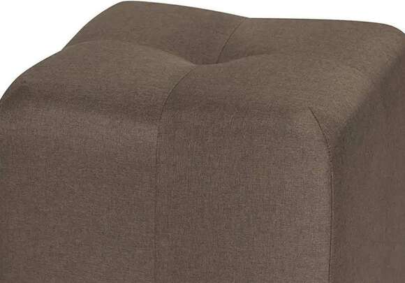 Пуф Николь Коричневый рогожка