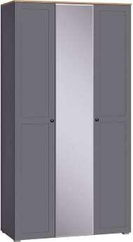 Шкаф для одежды 13.336.03, Серый графит, Дуб золотой Шкаф для одежды 13.336.03, Серый графит, Дуб золотой