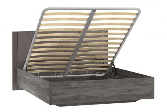 НМ 040.71-01 кровать Summit / ясень анкор тёмный / графит софт