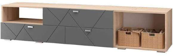 Тумба под ТВ (3 ящика, 1 дверка) Скайлайн MLK