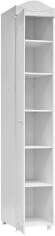 Шкаф-пенал 1дв. (гл.560) Италия ИТ-33 белое дерево