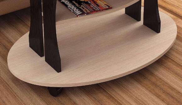 Стол журнальный Консул-1 ТЭКС (Дуб Молочный)