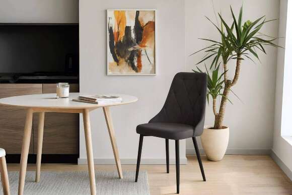 Стул "Граф" черный матовый Томми 22 черный