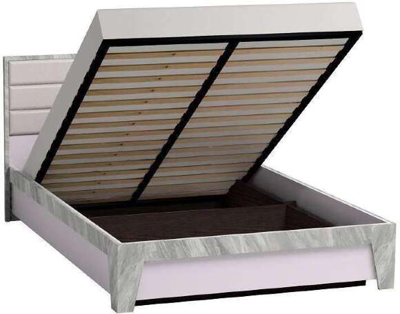 Кровать с подъемным механизмом Айрис 308 Люкс 140х200, статуарио