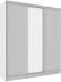 Шкаф-купе трехдверный с зеркалом 2000 Домашний Белый