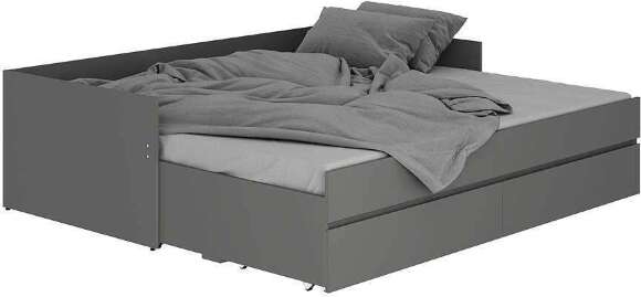 Кровать-трансформер с матрасом-трансформером Симпл КР-51, графит