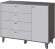 Комод Катрин-13, Графит, Светло-серый
