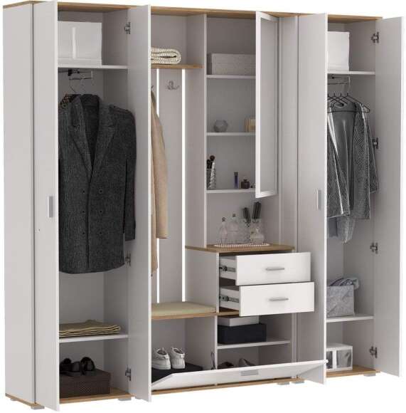Прихожая модульная Антре 2 Белый Прихожая модульная Антре 2 Белый