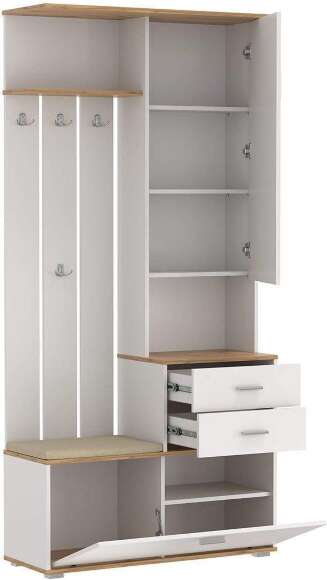 Прихожая модульная Антре 2 Белый Прихожая модульная Антре 2 Белый