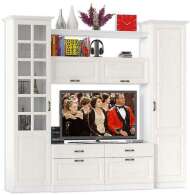 Стенка Ливерпуль 2 Белый/Ясень ваниль