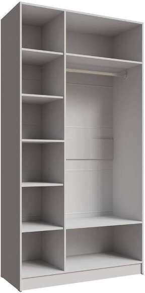 Распашной шкаф Мадрид 1,2, Белый Распашной шкаф Мадрид 1,2, Белый