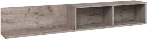 Альберо Полка навесная дуб крафт серый