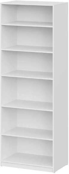Шкаф распашной с наполнением (5 полок) ШК 5 (800), Белый
