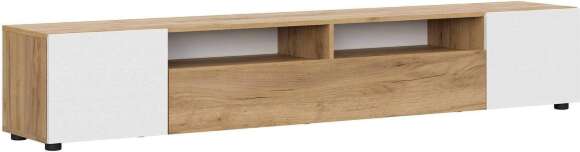 Тумба для ТВ Грейс дуб крафт золотой / белый