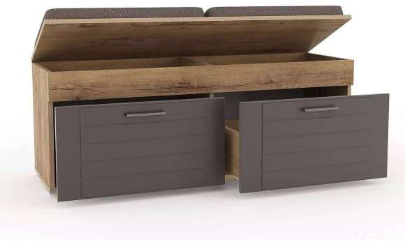 НМ 040.72 Тумба Livorno /дуб бунратти / софт графит НМ 040.72 Тумба Livorno /дуб бунратти / софт графит