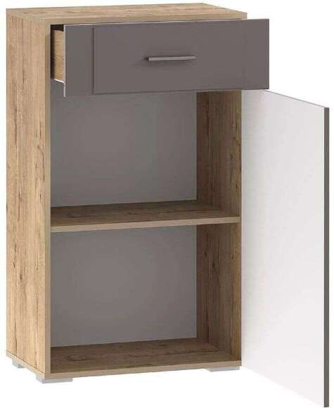 Прихожая Livorno 2 дуб бунратти / софт графит Прихожая Livorno 2 дуб бунратти / софт графит