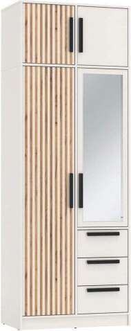 83.09 шкаф + 83.12 тумба Вегас Белый