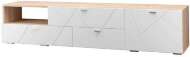 Тумба под ТВ (3 ящика, 1 дверка) Скайлайн MLK (Белый)