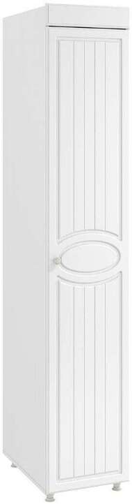 Шкаф-пенал 1дв. (гл.560) Монако МН-33 белое дерево