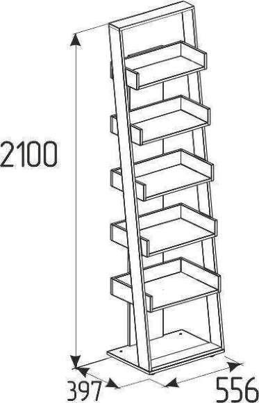 Стеллаж Nature 95 Глазов-мебель