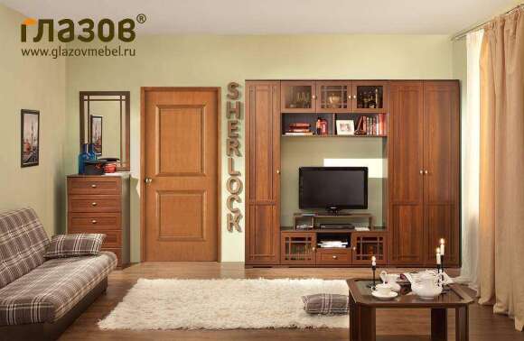 Шкаф для одежды Sherlock 11 Глазов (Орех Шоколадный) Шкаф для одежды Sherlock 11 Глазов (Орех Шоколадный)