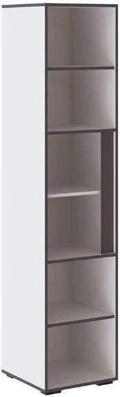 Пенал открытый Асцелла, Белый, Графит серый Пенал открытый Асцелла, Белый, Графит серый