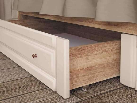 Богуслава М1 кровать-тахта дуб Баррик/крем Богуслава М1 кровать-тахта дуб Баррик/крем