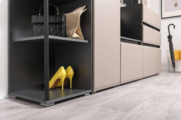 Стеллаж угловой 16.425, Антрацит Стеллаж угловой 16.425, Антрацит