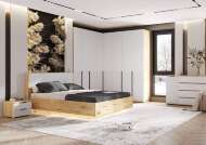 Спальня Марвэл. Комплект 14 (кровать с ортопед. деревом и подсветкой)