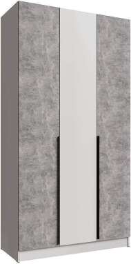 Распашной шкаф Мадрид 1,2, Белый, Ателье светлое Распашной шкаф Мадрид 1,2, Белый, Ателье светлое