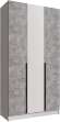 Распашной шкаф Мадрид 1,2, Белый, Ателье светлое Распашной шкаф Мадрид 1,2, Белый, Ателье светлое