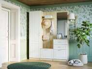 Прихожая Оливия-1 Дуб Сонома/белое дерево Прихожая Оливия-1 Дуб Сонома/белое дерево