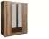 Шкаф для одежды Фантазия 34.01 дуб каньон/дуб кальяри