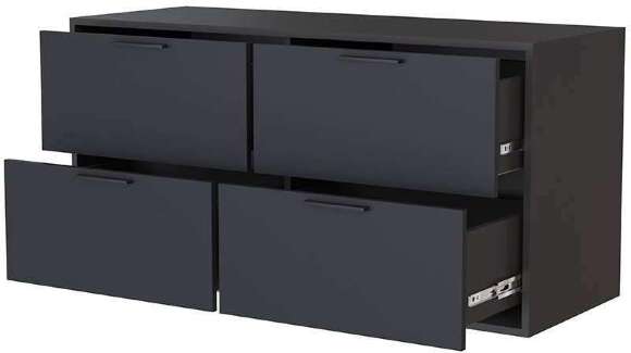 Комод Феникс, графит/маус софт Комод Феникс, графит/маус софт