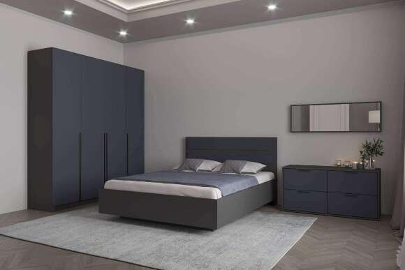 Комод Феникс, графит/маус софт Комод Феникс, графит/маус софт