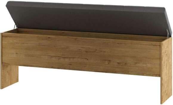 Спальня  Бруно 2 Дуб Вотан / Серый графит