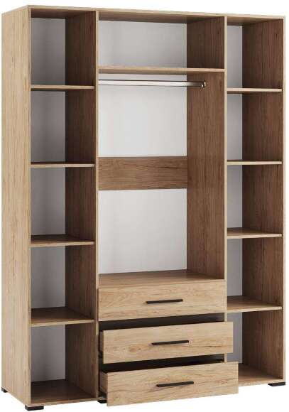 Шкаф четырехдверный Модена МШ-24 (Домани) Гикори Рокфорд