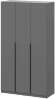 Шкаф распашной с наполнением ШК 5 (1200), Графит Шкаф распашной с наполнением ШК 5 (1200), Графит